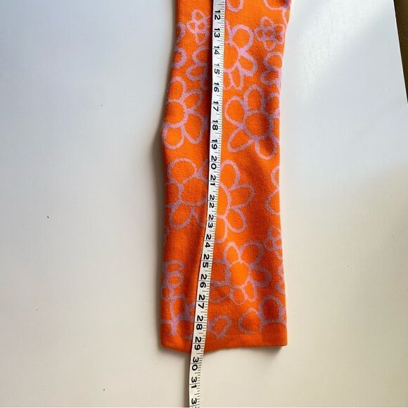 Lazy Oaf Happy fruit salad orange Knit Flares size 10 - Picture 6 of 10